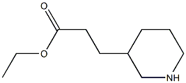 3-(3-Piperidyl)propionic acid ethyl ester 结构式