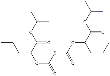 (Isopropoxycarbonyl)(butoxycarbonyl) sulfide 结构式