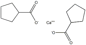 Bis(cyclopentanecarboxylic acid)calcium salt 结构式