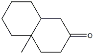1,4,4a,5,6,7,8,8a-Octahydro-4a-methylnaphthalen-2(3H)-one 结构式