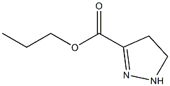 4,5-Dihydro-1H-pyrazole-3-carboxylic acid propyl ester 结构式