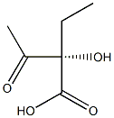 (S)-2-Acetyl-2-hydroxybutanoic acid 结构式