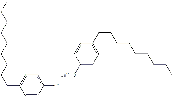 Calcium bis(4-nonylphenolate) 结构式