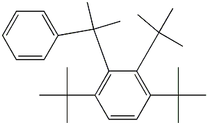 2-(2,3,6-Tri-tert-butylphenyl)-2-phenylpropane 结构式