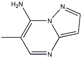 6-Methylpyrazolo[1,5-a]pyrimidin-7-amine 结构式