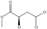 (R)-2,4,4-Trichlorobutanoic acid methyl ester 结构式