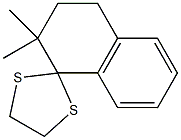 2,2-Dimethylspiro[tetralin-1,2'-[1,3]dithiolane] 结构式