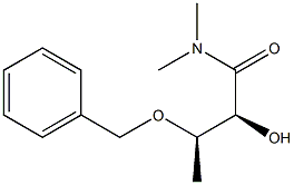 (2S,3R)-2-Hydroxy-3-(benzyloxy)-N,N-dimethylbutyramide 结构式