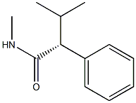 [R,(-)]-N,3-Dimethyl-2-phenylbutyramide 结构式