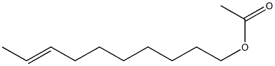 Acetic acid 8-decenyl ester 结构式