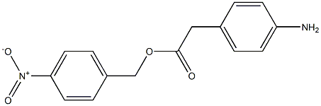 4-Aminobenzeneacetic acid 4-nitrobenzyl ester 结构式