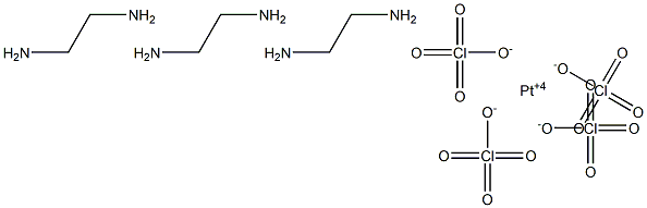 Tris(ethylenediamine)platinum(IV) perchlorat 结构式