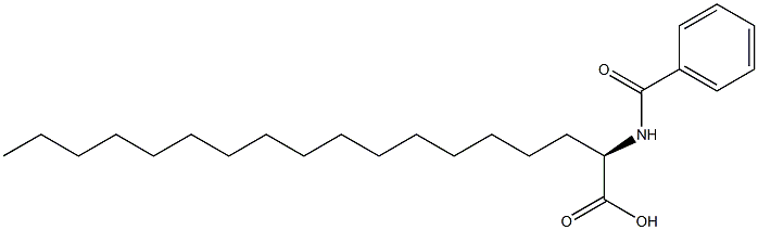 [R,(-)]-2-Benzoylaminostearic acid 结构式