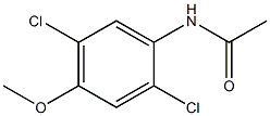 2'-Chloro-4'-methoxy-5'-chloroacetanilide 结构式