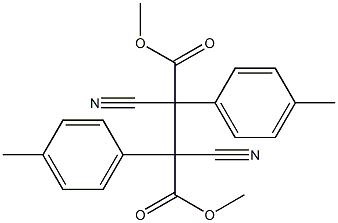 2,3-Dicyano-2,3-bis(p-tolyl)butanedioic acid dimethyl ester 结构式