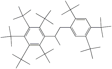 2-(Penta-tert-butylphenyl)-1-(2,4,5-tri-tert-butylphenyl)propane 结构式