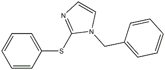 1-Benzyl-2-phenylthio-1H-imidazole 结构式