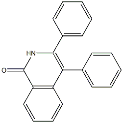 3,4-Diphenyl-1(2H)-isoquinolinone 结构式