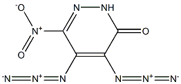 4,5-Diazido-6-nitropyridazin-3(2H)-one 结构式