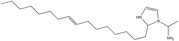 1-(1-Aminoethyl)-2-(8-hexadecenyl)-4-imidazoline 结构式