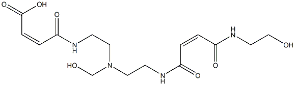 (5Z,16Z)-1-Hydroxy-11-(hydroxymethyl)-4,7,15-trioxo-3,8,11,14-tetraazaoctadeca-5,16-dien-18-oic acid 结构式