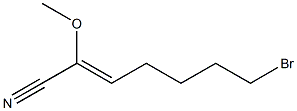 7-Bromo-2-methoxy-2-heptenenitrile 结构式