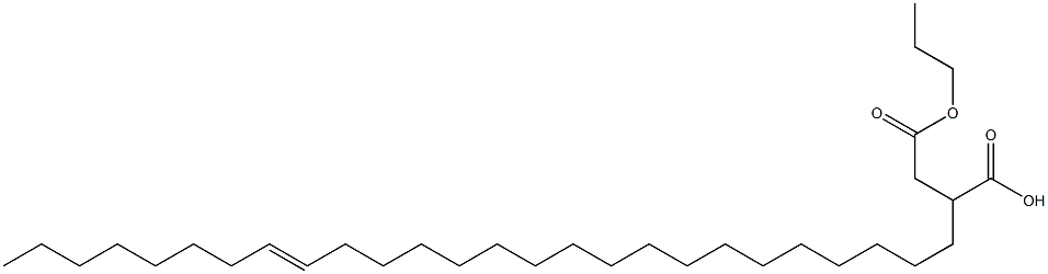 2-(18-Hexacosenyl)succinic acid 1-hydrogen 4-propyl ester 结构式