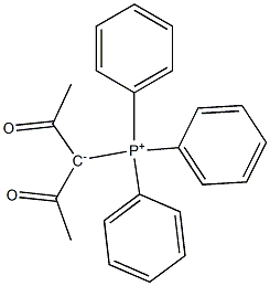3-(Triphenylphosphonio)-2,4-dioxopentan-3-ide 结构式