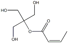Isocrotonic acid 2-hydroxy-1,1-bis(hydroxymethyl)ethyl ester 结构式