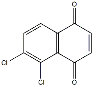 5,6-Dichloro-1,4-naphthoquinone 结构式