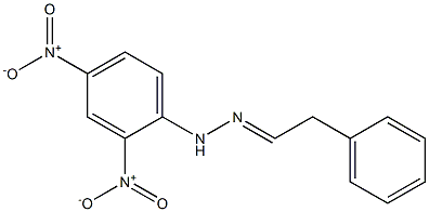 Phenylacetaldehyde 2,4-dinitrophenyl hydrazone 结构式