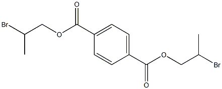 1,4-Benzenedicarboxylic acid bis(2-bromopropyl) ester 结构式