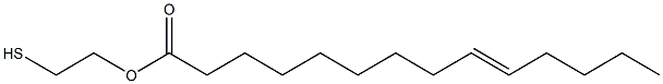 9-Tetradecenoic acid 2-mercaptoethyl ester 结构式