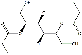 D-Glucitol 2,5-dipropionate 结构式