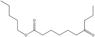 7-Oxodecanoic acid pentyl ester 结构式