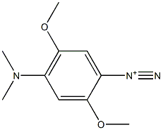 4-(Dimethylamino)-2,5-dimethoxybenzenediazonium 结构式