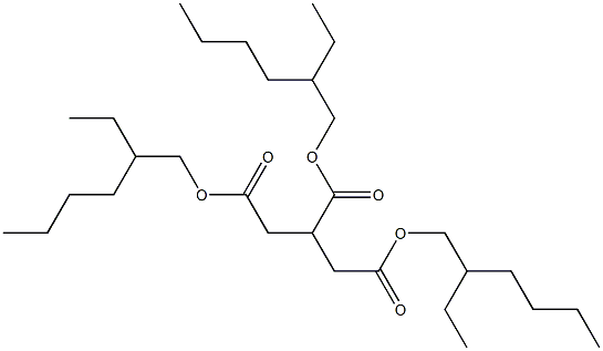 Tricarballylic acid tris(2-ethylhexyl) ester 结构式
