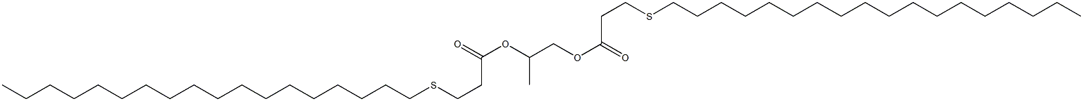 1,2-Propanediol bis[3-(octadecylthio)propionate] 结构式