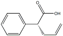 [R,(-)]-2-Phenyl-4-pentenoic acid 结构式