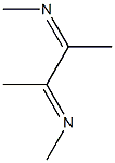 N,N'-Dimethylbutane-2,3-diimine 结构式