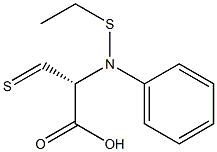 (+)-N-Ethylthio(thiocarbonyl)-L-phenylglycine 结构式