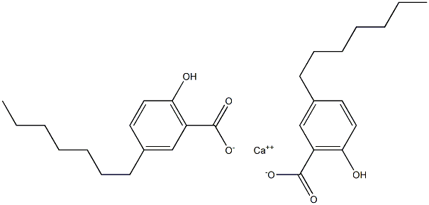 Bis(3-heptyl-6-hydroxybenzoic acid)calcium salt 结构式