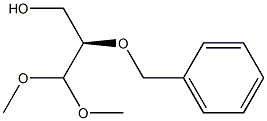 [R,(+)]-2-(Benzyloxy)-3,3-dimethoxy-1-propanol 结构式