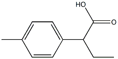 2-(4-Methylphenyl)butanoic acid 结构式