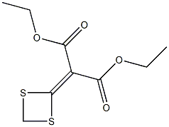 2-(1,3-Dithietan-2-ylidene)malonic acid diethyl ester 结构式