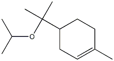 1-Methyl-4-(1-isopropyloxy-1-methylethyl)-1-cyclohexene 结构式
