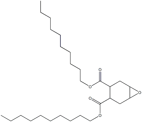 7-Oxabicyclo[4.1.0]heptane-3,4-dicarboxylic acid didecyl ester 结构式