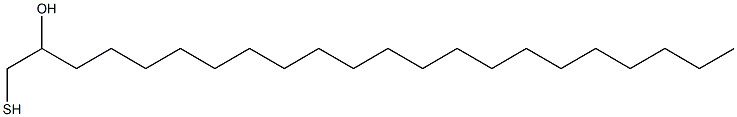 1-Mercapto-2-docosanol 结构式