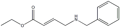 4-Benzylamino-2-butenoic acid ethyl ester 结构式