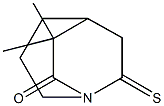 6,6-Dimethyl-8-thioxo-1-azabicyclo[3.2.2]nonan-7-one 结构式